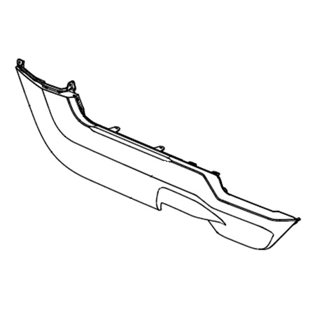 Panneau latéral gauche, blanc - NIU