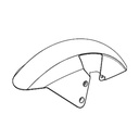 Front mudguard, yellow - NIU