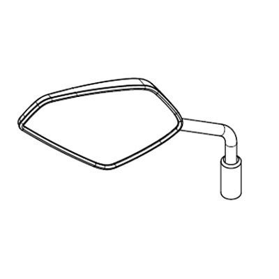 Left rearview mirror - NIU