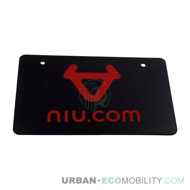 License plate - NIU