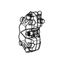 ABS front disc brake lower pump - NIU