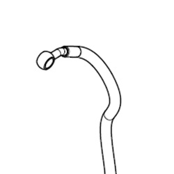 Rear brake line 1, ABS - NIU