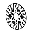 Disque de frein arrière, diamètre 200 - NIU