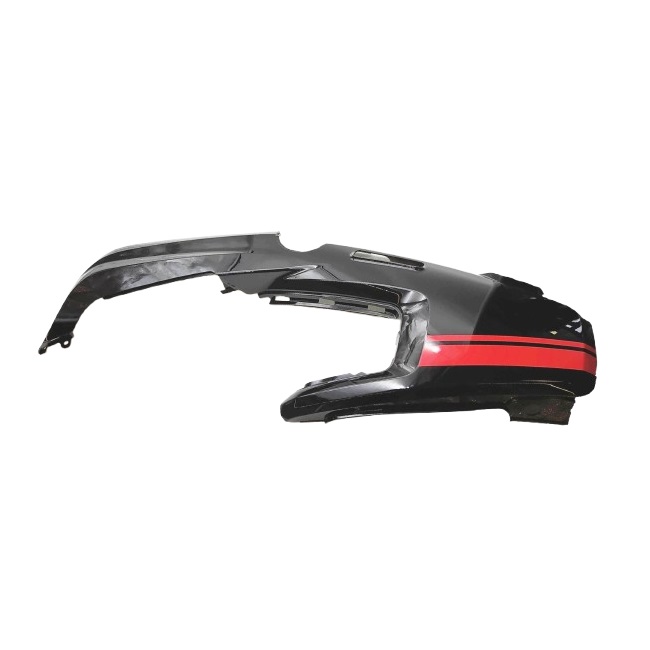Right side fairing, black, red stripes - NIU