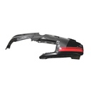 Right side fairing, black, red stripes - NIU