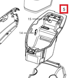 Compartiment de rangement - NIU