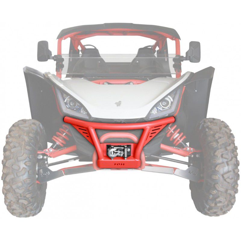 BUMPER AVANT VILAIN SX10 ROUGE ALUMINIUM - DELTAMICS