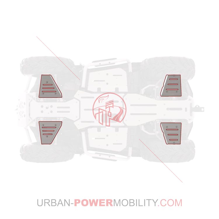 Kit protection de triangles de suspension, SNARLER AT6 - SEGWAY POWERSPORT