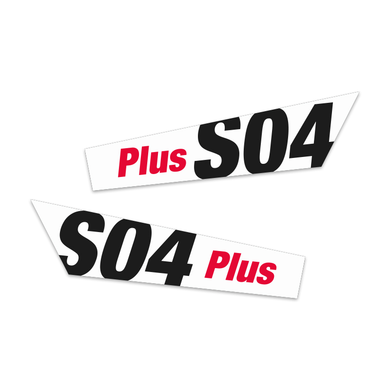 Side decal kit S04 PLUS - SILENCE