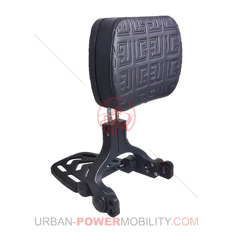 Dossier pliable avec porte bagage, CHINCHILLA / DARK FLAG 500 finition E260 - BENDA