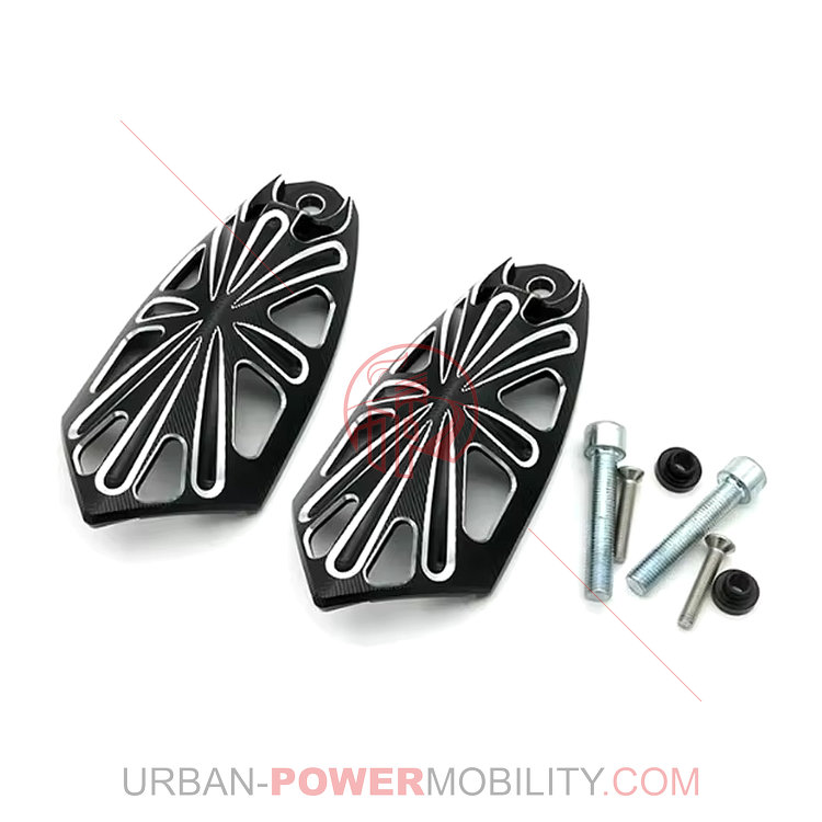 Rear shock absorber covers, DARK FLAG 500 - BENDA