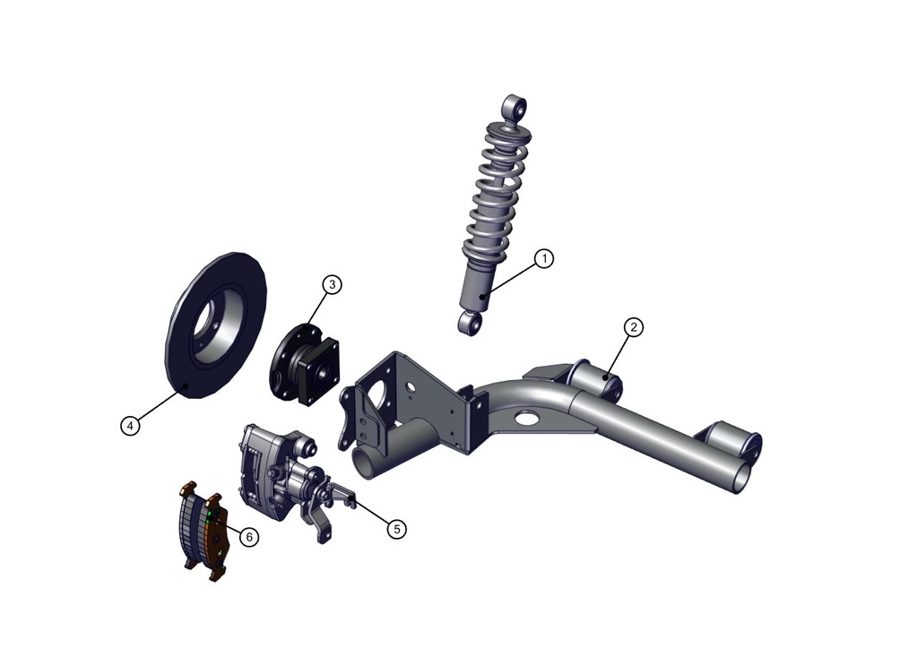 Moyeu arrière - TAZZARI