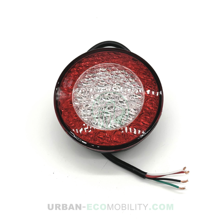Rear light with red crown - TAZZARI