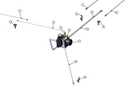 Right front brake line - TAZZARI