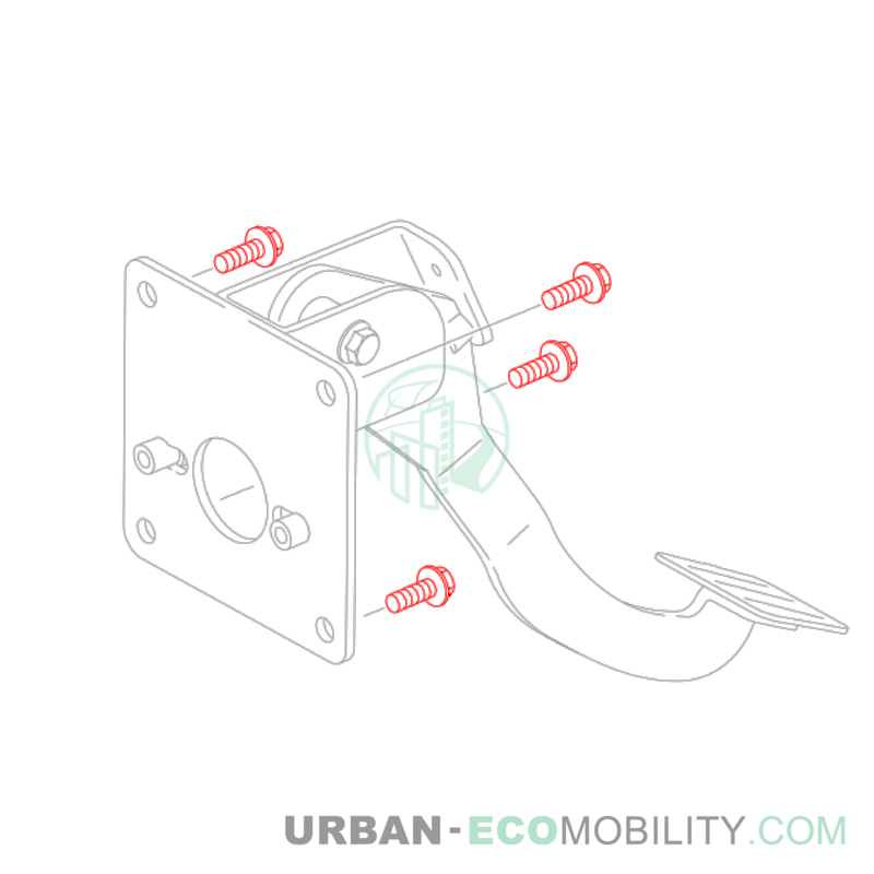 Vis hexagonale M8 x 16 - SILENCE