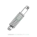Rear shock absorber - SILENCE