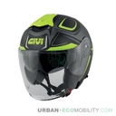 helmet X.22 Planet Hyper Matt Titanium / Black / Yellow - GIVI