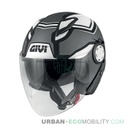helmet 12.3 Stratos Shade Matt Titanium / Black / White - GIVI