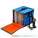 Rigid insulated pizza backpack 43 x 43 x 40 - GI-METAL