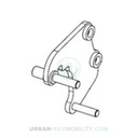 Front brake caliper bracket - SILENCE