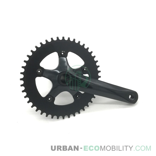 [STE SEB-04-P-06-02-R01] Lasco crankset with ring - STEALTH