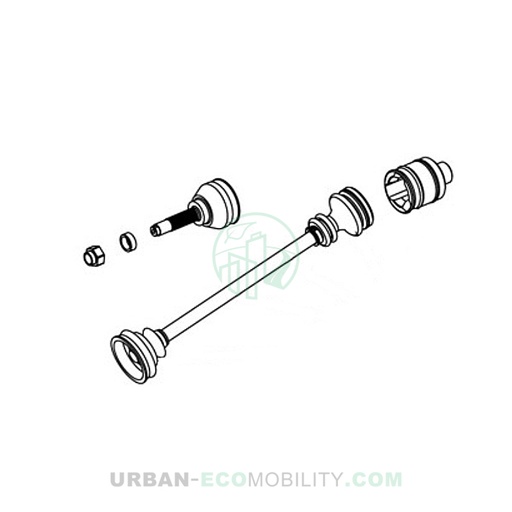 [TAZ ZZ26010110000] Drive shaft assembly - TAZZARI