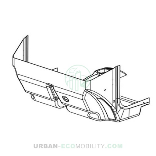 [TAZ ZZ26030411000] Fiberglass front inner cover - TAZZARI