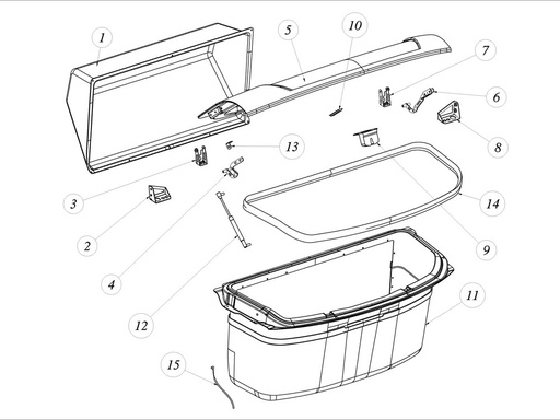 [TAZ ZZ2603047PL00] Rear shelf - TAZZARI