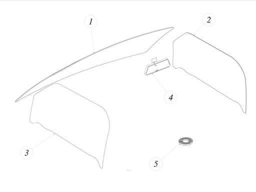 [TAZ ZZ26034480000] Right side Window - TAZZARI