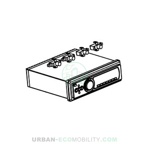 [TAZ ZZ2605158CM00] Car radio Majestic - TAZZARI