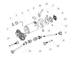 [TAZ ZZ2605340CM00] Couvercle de borne moteur - TAZZARI