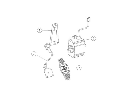 [TAZ ZZ2711060VN00] Accelerator box support - TAZZARI