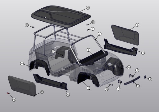 [TAZ ZZ2711155CM00] M8 anti-vibration mount H40 - TAZZARI