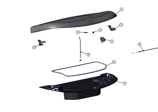 [TAZ ZZ3003054PL00] Front hood - TAZZARI
