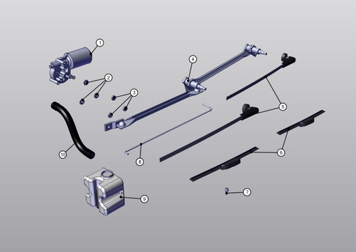 [TAZ ZZ34030510000] Wiper blades - TAZZARI