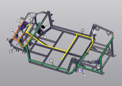 [TAZ ZZ34050560001] Front wiring - TAZZARI
