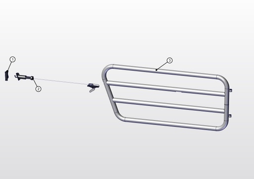 [TAZ ZZ34A0006AL00] Left door frame - TAZZARI