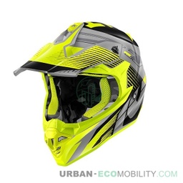 Casque cross 60.1 Fresh, Noir mat / Jaune - GIVI