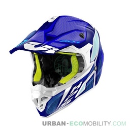 Casque cross 60.1 Invert Bleu mat / Blanc - GIVI