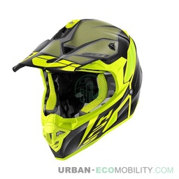 Casque cross 60.1 Invert Noir mat / Jaune - GIVI