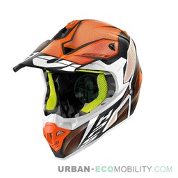 Casque cross 60.1 Invert Noir mat / Orange - GIVI