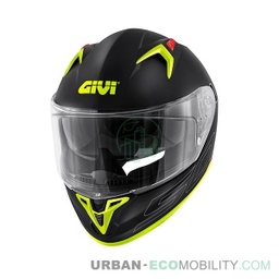 Casque 50.9 Atomic Solid, Noir mat / Argent / Jaune - GIVI