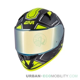 Casque 50.6 Sport Deep, Titanium mat / Jaune - GIVI