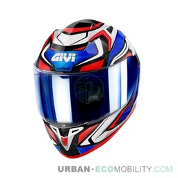 Casque 50.9 Atomic, Blanc / Bleu / Rouge - GIVI