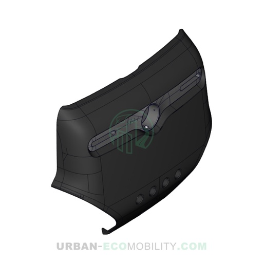 [TAZ ZZ42GR0301901] Graphite Grey front bumper assembly - TAZZARI
