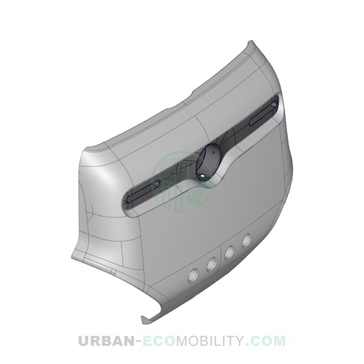 [TAZ ZZ4203012SL01] Silver front bumper assembly - TAZZARI