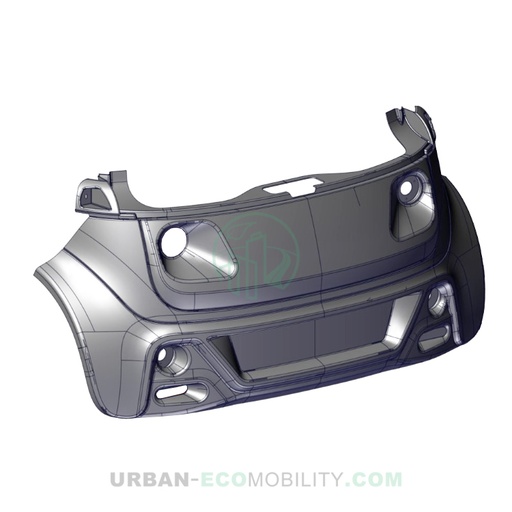 [TAZ ZZ30030251001] Rear bumper assembly - TAZZARI