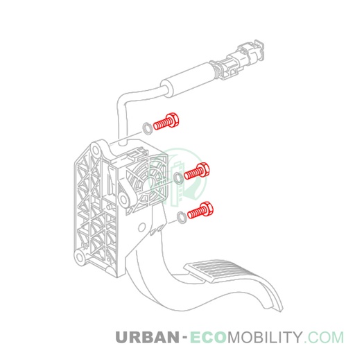 [SIL 00933-06020] Screw M6 x 20 - SILENCE