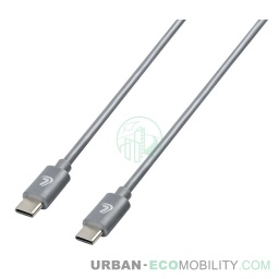[LAM 8000692386842] Linea Essentials, Câble Usb C &gt; Usb C - 100 cm - Gris - LAMPA