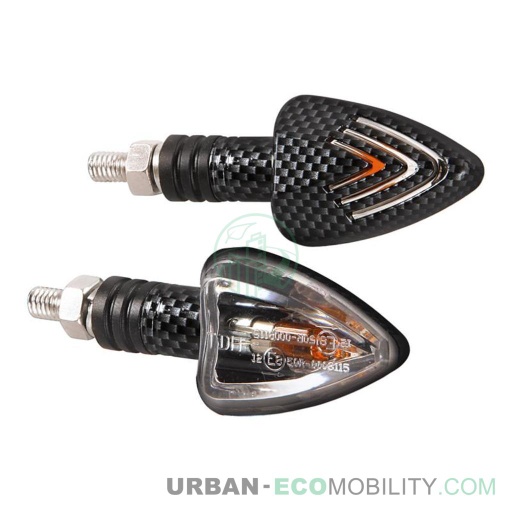 [LAM 90066] Focal, clignotants - 21 W - Carbone - LAMPA